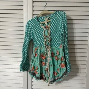 Matilda Jane Joanna Gaines Once Upon A Time Pecan Pie Top size 4